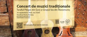Concert de muzici tradiționale, la Muzeul Național al Țăranului Român