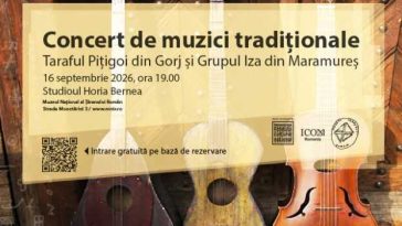 Concert de muzici tradiționale, la Muzeul Național al Țăranului Român
