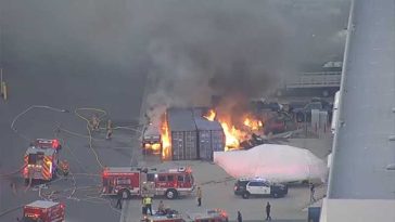 SUA: Un elicopter al unei televiziuni s-a prăbușit la Los Angeles; trei morți