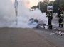 Iași: Incendiu la o autospecială de salubritate după ce deșeurile din carton au luat foc
