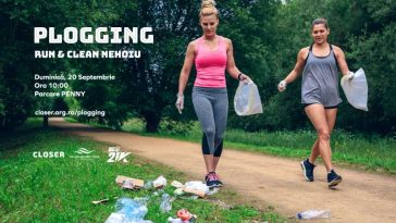 Buzău: Sesiune de plogging, alergare combinată cu strângerea deșeurilor – la Nehoiu