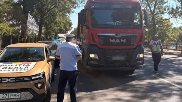 Amenzi de peste 3,6 milioane lei în București, în 2026, pentru camioanele care circulau fără autorizație