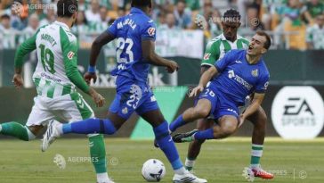 Fotbal: Betis Sevilla a urcat pe podium în La Liga, după victoria cu Getafe