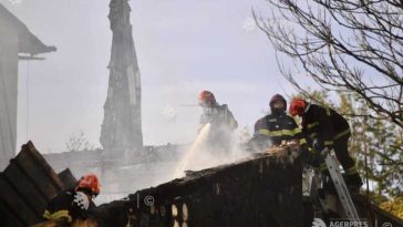 Giurgiu: Incendiu puternic la o gospodărie din localitatea Cetățuia