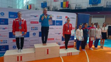 Gimnastică artistică: Sabrina-Alexia Maneca-Voinea, trei victorii în finalele pe aparate la Naționale (GALERIE FOTO)