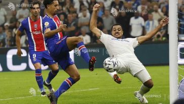 Fotbal: PSG a câștigat ‘Le Classique’, 2-1 cu Olympique Marseille, chiar pe Velodrome