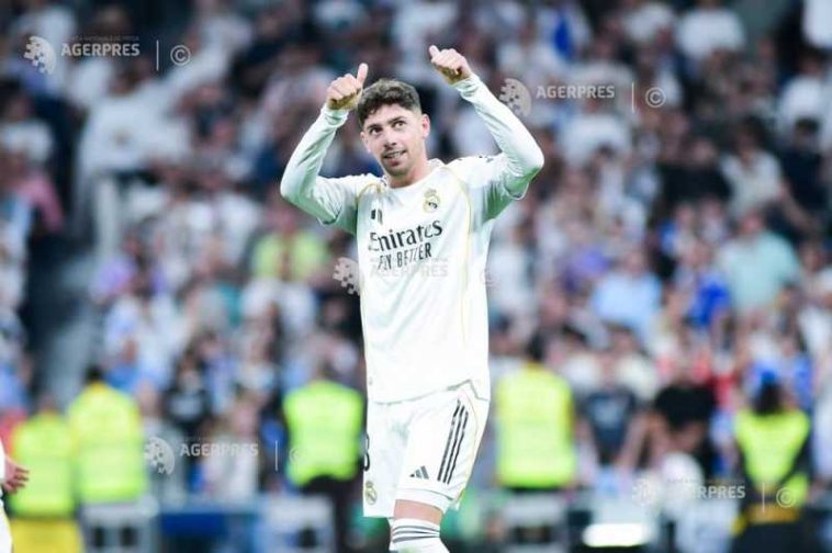 Fotbal: Căpitanul lui Real Madrid, Federico Valverde, indisponibil pentru câteva săptămâni