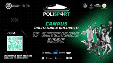 PoliSPORT 2026: O zi dedicată sportului și spiritului de echipă la Politehnica București