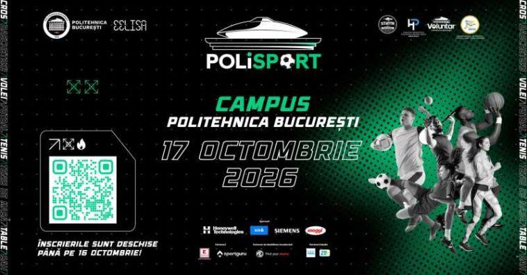 PoliSPORT 2026: O zi dedicată sportului și spiritului de echipă la Politehnica București