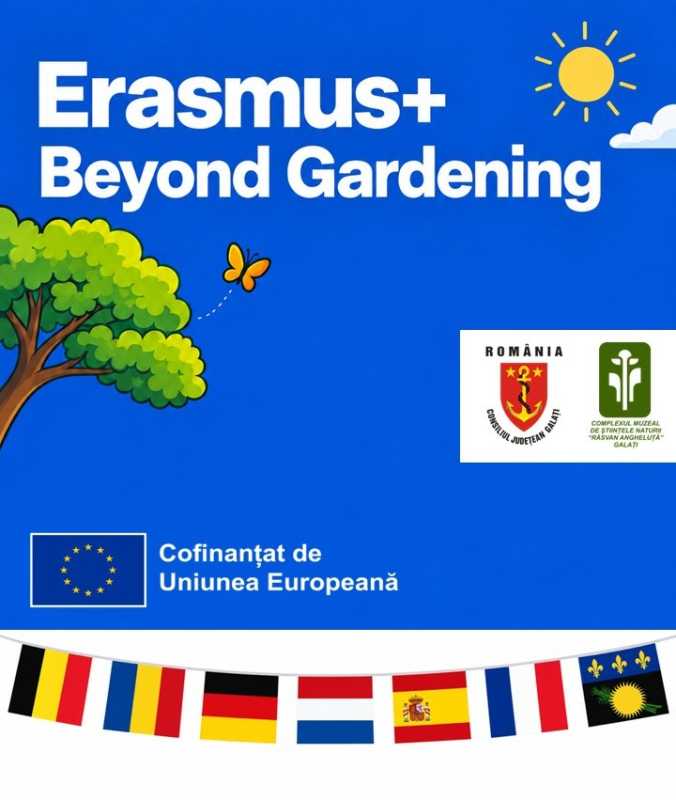 Galați: Spațiu educațional multisenzorial pentru explorarea plantelor și biodiversității, amenajat în Grădina Botanică