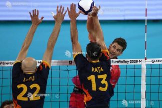 Volei masculin: România s-a oprit în sferturile de finală ale Campionatului European