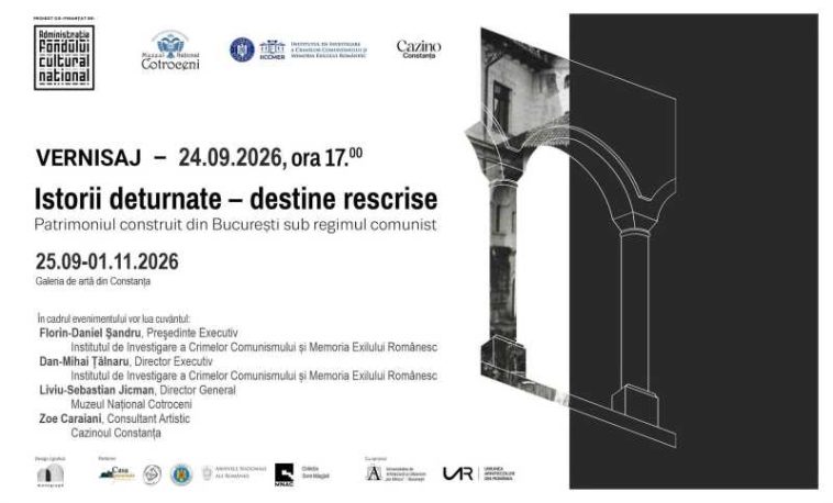 Constanța: Expoziția itinerantă despre patrimoniul construit din București sub regimul comunist, la Galeria de Artă