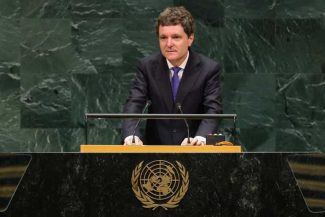 Nicușor Dan atrage atenția, în Adunarea Generală a ONU, asupra pericolului manipulării prin social media