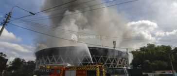 Rusia atacă Kievul cu rachete balistice