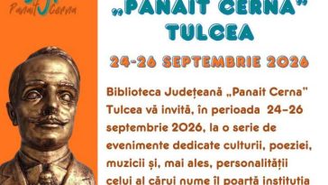 Tulcea: Încep Zilele Bibliotecii județene ‘Panait Cerna’