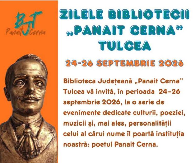 Tulcea: Încep Zilele Bibliotecii județene ‘Panait Cerna’