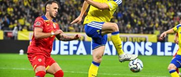 Fotbal: România, învinsă de Suedia cu 2-1, la debutul în noul sezon al Ligii Națiunilor
