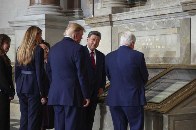 Trump și Xi își încheie summitul în fața textelor fondatoare ale democrației americane