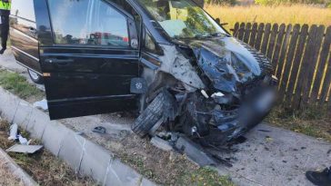 Buzău: Accident cu patru răniți în localitatea C.A. Rosetti