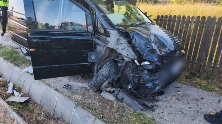 Buzău: Accident cu patru răniți în localitatea C.A. Rosetti