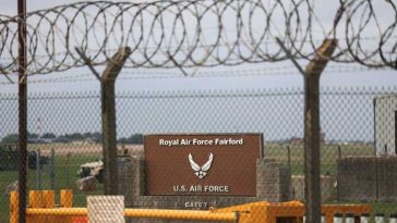 Marea Britanie: Incidentul de lângă baza utilizată de US Air Force, anchetat de poliția antiteroristă