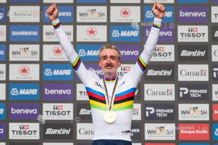 Ciclism: Americanul Brandon McNulty a cucerit titlul mondial în proba de fond la Montreal