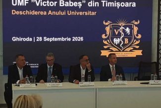 Timiș: Universitatea de Medicină și Farmacie ‘Victor Babeș’ a deschis anul academic într-un nou campus extins