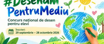 Ministerele Mediului și Educației lansează concursul național de desen #DesenamPentruMediu