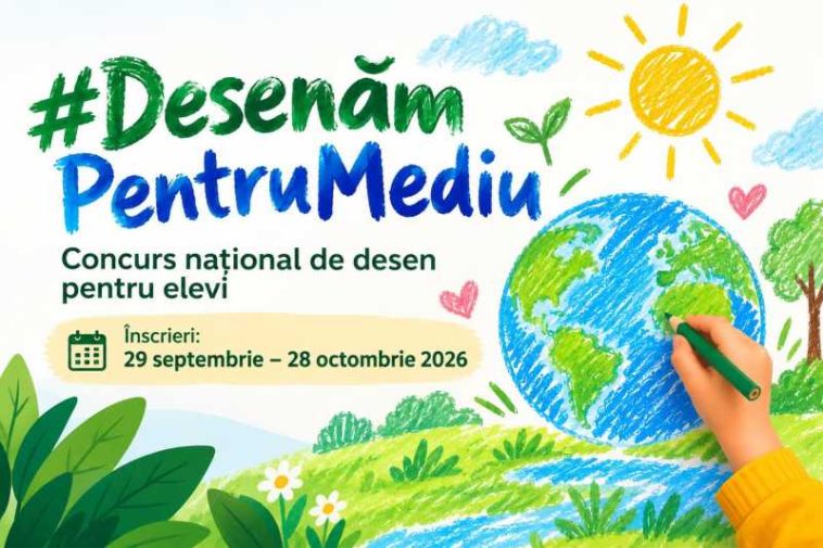 Ministerele Mediului și Educației lansează concursul național de desen #DesenamPentruMediu