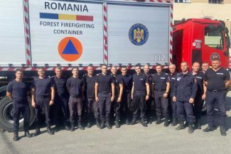 Hunedoara: Misiune a pompierilor militari în Caraș-Severin pentru stingerea incendiului din Parcul Național Domogled