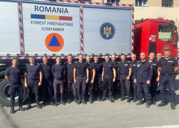 Hunedoara: Misiune a pompierilor militari în Caraș-Severin pentru stingerea incendiului din Parcul Național Domogled