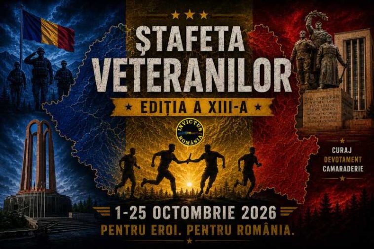 MApN: Ștafeta Veteranilor Invictus pornește la drum în cea de-a XIII-a ediție