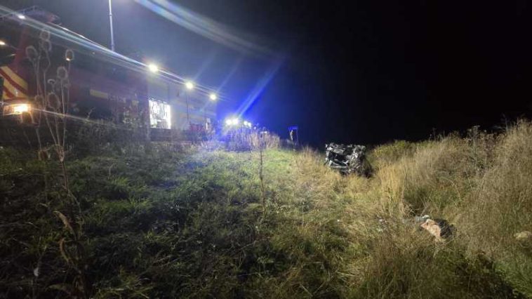 Suceava: Bărbat decedat după ce s-a răsturnat cu mașina pe centura municipiului Rădăuți