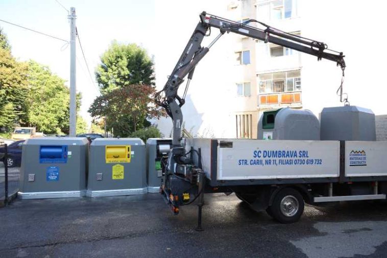 Argeș: Primăria Pitești a început amplasarea celor 116 insule ecologice digitalizate pentru colectarea deșeurilor