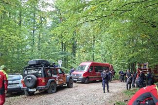 Hunedoara: Incendiul din zona Cheile Buții, în masivul Retezat, a fost localizat; operațiunile de stingere continuă