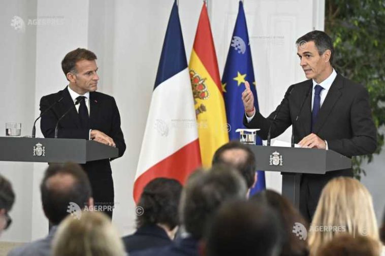 Emmanuel Macron și Pedro Sanchez salută declarațiile premierului britanic despre o eventuală revenire a țării sale în UE