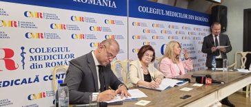 Semnarea acordului de colaborare dintre C.N. UNIFARM S.A. și Colegiul Medicilor din România pentru semnalarea medicamentelor indisponibile