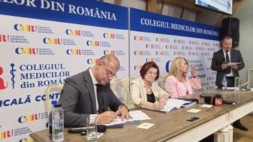 Semnarea acordului de colaborare dintre C.N. UNIFARM S.A. și Colegiul Medicilor din România pentru semnalarea medicamentelor indisponibile