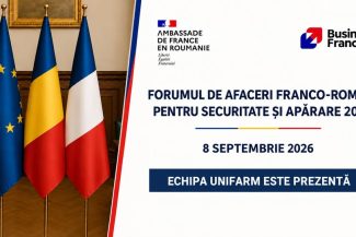 UNIFARM participă la Forumul de Afaceri Franco-Român pentru Securitate și Apărare 2026, organizat de Business France.