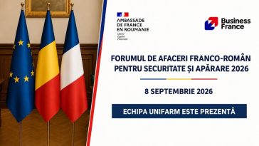 UNIFARM participă la Forumul de Afaceri Franco-Român pentru Securitate și Apărare 2026, organizat de Business France.