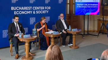 Adrian-Victor Vevera a discutat despre controlul uman asupra inteligenței artificiale la conferința de la București
