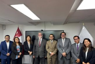 Dr. ing. Adrian-Victor Vevera directorul ICI București în întâlnire cu reprezentanți ai Președinției Consiliului de Miniștri din Peru privind transformarea digitală și inteligența artificială