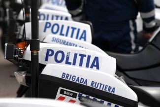 Brigada Rutieră: Polițist pe motocicletă – implicat într-un accident produs pe șoseaua Viilor din Capitală