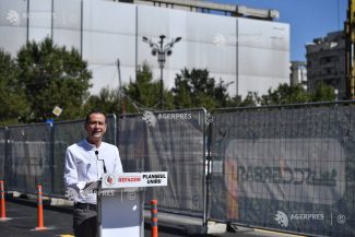Băluță: Restricții de circulație din Piața Unirii – ridicate luni; placa de beton – finalizată la sfârșitul anului