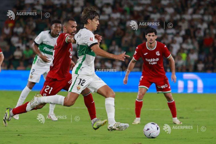 Fotbal: Victorie dramatică în deplasare pentru Real Sociedad în meciul cu Elche (3-2), în campionatul Spaniei