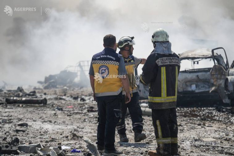 Siria: O explozie într-un depozit de arme s-a soldat cu cel puțin 14 morți