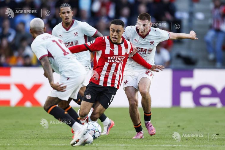 Fotbal: PSV Eindhoven, ținută în șah de Șahtior Donețk (1-1), în Liga Campionilor