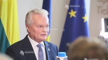 Drona doborâtă în Lituania avea probabil ca țintă #Ucraina, afirmă președintele lituanian Gitanas Nauseda