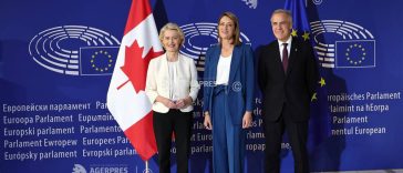 Carney, o tânără din Ucraina și doi antreprenori au fost invitații Ursulei von der Leyen la discursul ei