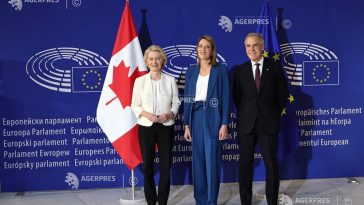 Carney, o tânără din Ucraina și doi antreprenori au fost invitații Ursulei von der Leyen la discursul ei